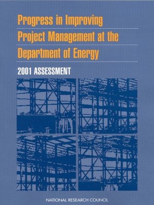 cover image of Progress in Improving Project Management at the Department of Energy